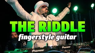 Gigi DAgostino – The Riddle fingerstyle guitar cover with tabs [upl. by Liarret]