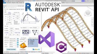 Revit API  Cerchas curvas Arco catenaria parábola cubica quadt campana amp elipse [upl. by Idac]