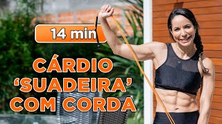 Cardio suadeira com corda  Carol Borba [upl. by Anhej]