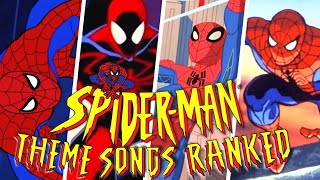 Every SpiderMan Cartoon THEME SONG Ranked  WORST to BEST [upl. by Sarat]