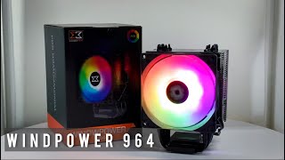 【Xigmatek】富鈞科技 Windpower 964 RGB CPU散熱器 [upl. by Kuo]