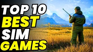 Top 10 Best Simulation Games on Steam in 2024 [upl. by Nodnarbal]