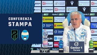 La conferenza di mister Venturato per Pordenone  SPAL 21 Serie BKT 202122 [upl. by Gessner212]