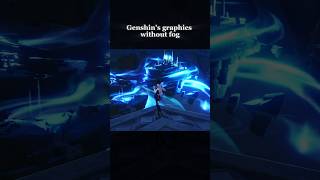 GENSHIN IMPACT GRAPHICS WITHOUT FOG shorts genshinimpact [upl. by Anelaf402]