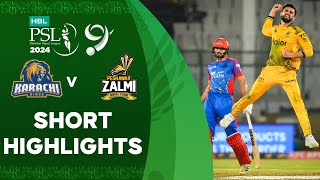 Short Highlights  Karachi Kings vs Peshawar Zalmi  Match 29  HBL PSL 9  M1Z2U [upl. by Dorthea491]