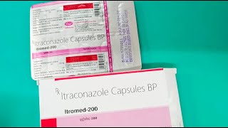 Itromed 200 mg uses  itraconazole 200 mg  dose  sides effects benefit  दाद खाज खुजली के लिए [upl. by Inneg]