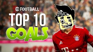 Efootball 2025  SUPER TOP 10 GOALS [upl. by Wier]