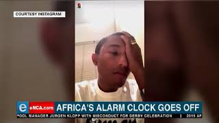 Pharrell gets a good old Hadeda wakeup call in South Africa [upl. by Atnovart]