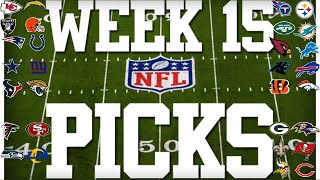 2021 WEEK 15 NFL PICKS [upl. by Ardolino539]