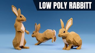 How to Create Rig amp Animate a Low Poly Rabbit [upl. by Lambard]