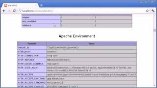 Beginner PHP Tutorial  6  The phpinfo Function [upl. by Hinze]