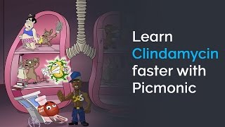 Learn Clindamycin Faster with Picmonic USMLE Step 1 Step 2 CK [upl. by Noremmac]