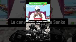 Le convoi du PM Ousmane sonko attaqué senegal legislative [upl. by Dorena]