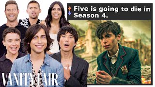 The Umbrella Academy Cast Break Down Season 4 Fan Theories  Vanity Fair [upl. by Felty347]