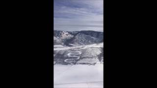 Canadair Regional Jet CRJ700 Cabin View Takeoff Aspen Colorado KASE [upl. by Costa]