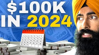 How To Go From 0  100000 In 2024 Step By Step  Jaspreet Singh [upl. by Eisen726]