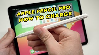 How to Charge Your Apple Pencil Pro [upl. by Nysa]