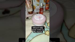 Johnsons baby cream reviewdryskin johnsonsbaby youtubeshorts1millionviews [upl. by Maury]