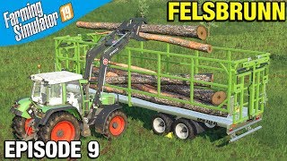 Farming Simulator 19 Timelapse  Felsbrunn FS19 Episode 9 FORESTRY ON A BUDGET [upl. by Ximenez]