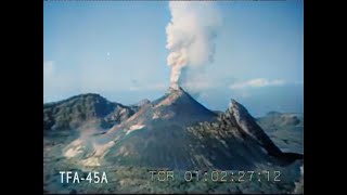 1944  Eruption Of Mount Vesuvius Colorized [upl. by Htrahddis]