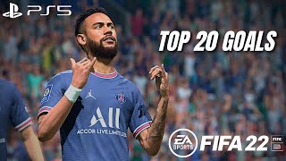 FIFA 22  TOP 20 GOALS 2  4K [upl. by Griswold]