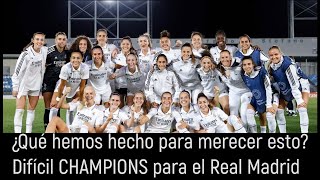 DÍFICIL CHAMPIONS PARA EL REAL MADRID la eliminatoria será a cara de perro  Nadie regala nada [upl. by Nyhagen595]