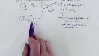 Epoxidation of alkene [upl. by Tireb]