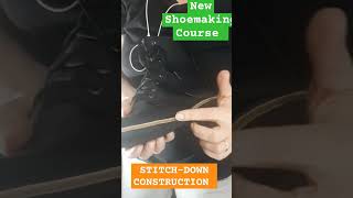 StitchDown Construction new shoemaking course handmade drmartens handmadeboots drmartensboots [upl. by Luba]