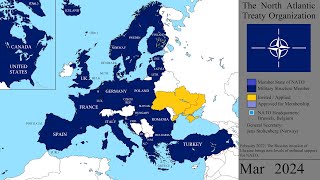 The History of NATO Every Month [upl. by Aridnere]