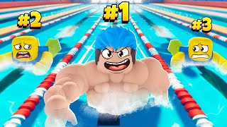 BAWAL MALUNOD KASI PABILISAN MAG SWIMMING  Roblox  Swim League [upl. by Nylasej453]