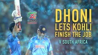 quotOver to you Viratquot  MS Dhoni lets Virat Kohli finish it off [upl. by Eendyc893]