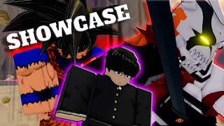 ALL 9 NEW CHARACTER SHOWCASES Anime Showdown [upl. by Shelly]