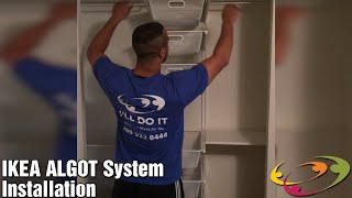 IKEA ALGOT System Installation [upl. by Carolynn]