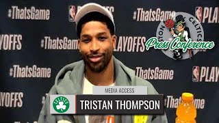 Tristan Thompson Game 3 Postgame Interview  Celtics vs Nets [upl. by Magnuson]