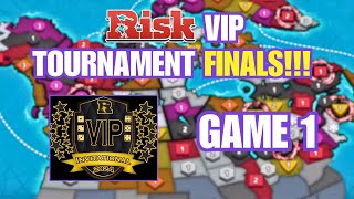 The FINALS Of The RISK VIP TOURNAMENT  Game 1 [upl. by Eey]