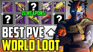 Destiny 2 The ULTIMATE PVE World Loot Guide for Season 23 Best Weapons amp Perks [upl. by Leland]