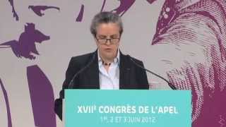 Discours de clôture Béatrice Barraud  XVIIe congrès de lApel [upl. by Ilujna]