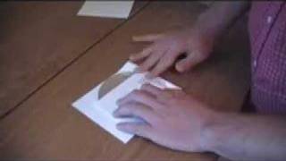 Improved bootleg CD envelope folding howto video [upl. by Ellennahc986]