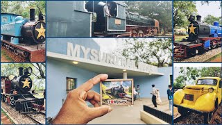 Railway Museum  Mysore  Vintage Locomotives  Steam Engines railwaymuseum [upl. by Stiruc]