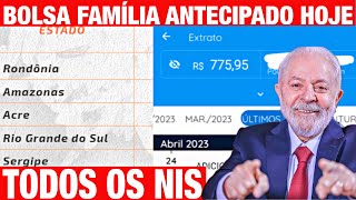 FOI ANTECIPADO PAGAMENTO OUTUBRO BOLSA FAMÍLIA CAI HOJE PRA TODOS OS NIS [upl. by Hajin183]