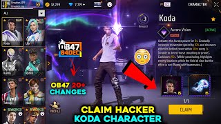 CLAIM KODA CHARACTER  OB47 UPDATE 🔥 para SAMSUNGA3A5A6A7J2J5J7S5S6S7S9A10A20A30A50 [upl. by Netsreik]