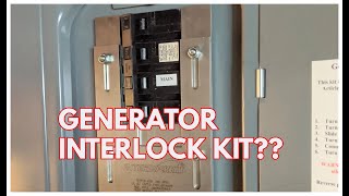 Generator Electrical Panel Interlock kit What is it  Jesse Kuhlman [upl. by Jaddo]