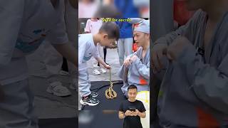 MAGIC ROPE TRICK TUTORIAL shorts [upl. by Legge]