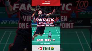 FANTASTIC 💯 VIKTOR AXELSEN one shot one point shorts viktoraxelsen bwf kentomomota amazing [upl. by Slrahc]