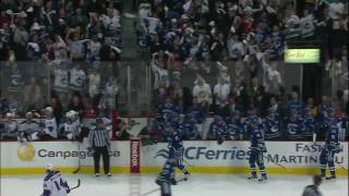 Daniel Sedin 21 Goal  Canucks Vs Kings  R1G1 2010 Playoffs  041510  HD [upl. by Ellainad195]