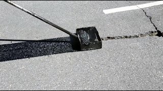 Repairing a wide crack with GAP Mastic [upl. by Oguh785]