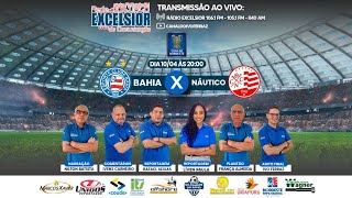 AO VIVO  BAHIA X NÁUTICO  COPA DO NORDESTE 2024 [upl. by Neerihs]