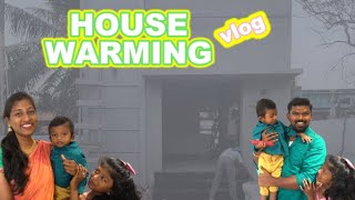 HOUSE WARMING VLOGPUDHU VEEDU PAAL KAAIKRA FUNCTIONInnaiku enna samayal [upl. by Henrietta]