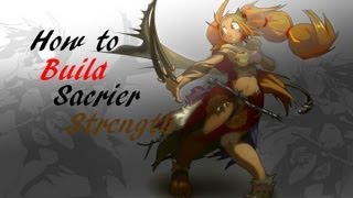 Dofus  How to Build Sacrier 1200  Strength [upl. by Enalb]