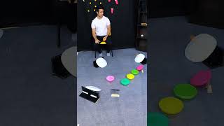 Ping pong ball trick shot trickshots pingpongball [upl. by Esinev]